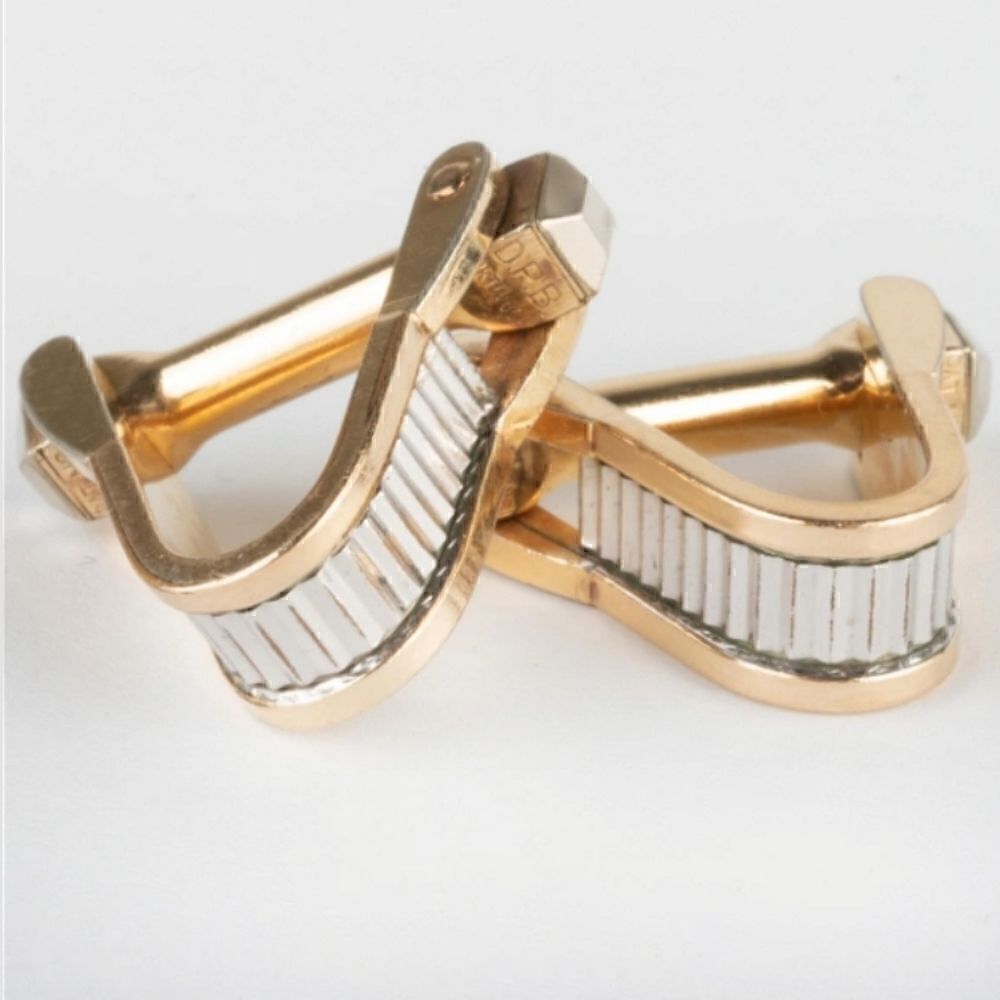 D.P.B Gold Filled French Cuff Links